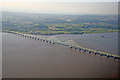 ST5186 : Aerial view of second Severn Crossing by Richard Bird