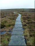 SK0791 : The Pennine Way at Moss Castle by Graham Hogg