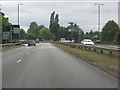 A40 (Gloucester Road) approaching the B4063 roundabout