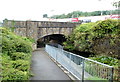 Bridge across disused canal, Cwmbran Retail Park