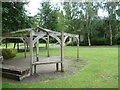 Seating area in Carville Hall Park