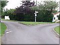 Road junction and signpost, Tothill