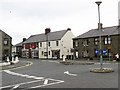 Main Street viewed across roundabout