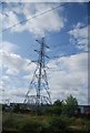 Pylon by the railway line, West Thurrock