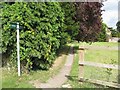 Footpath past the house