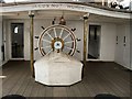 TQ7569 : On board the HMS Gannet by Paul Gillett