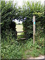 TM4160 : Footpath to Church Road by Geographer
