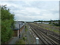 Looking northwards from  Bishopstoke Road Bridge