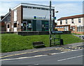 Bus stop and Lloyds TSB branch, Yatton