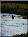 Annan: angler on the River Annan