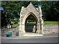 The church lychgate at Hunsingore