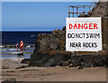 Warning sign, Portstewart