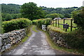 Entrance to Lower Hannaford Farm