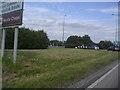 Approaching the roundabout on the A418, Thame