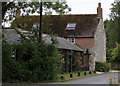 2011 : Cottage with roses, Whatcombe Brow, Orcheston