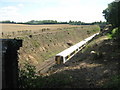 Railway Cutting and train near Chelsfield