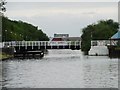 Hempsted swingbridge ajar