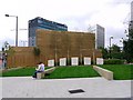 NZ2464 : Sir Bobby Robson Memorial Garden, Gallowgate by Andrew Curtis