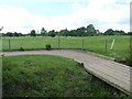 Path by the first green at Hassocks Golf Club