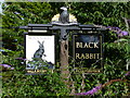 Signs at the "Black Rabbit" PH at Offham