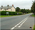 A4067 in Crai approaches the junction for Trecastle