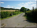 A footpath leading to Bankfoot Farm