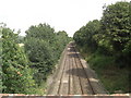 Salisbury to Westbury railway, at Little Langford