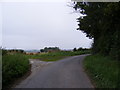 Road junction near Hackford Hall