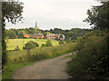 Early evening on a track into Market Bosworth