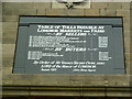 Table of Tolls Payable at Longnor Markets