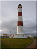 NH9487 : Tarbat Ness: the lighthouse by Chris Downer