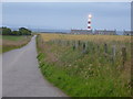 NH9486 : Tarbat Ness: the road approaches by Chris Downer