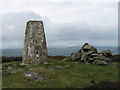NX8490 : Wauk Hill summit and trig point by David Purchase