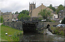 SE0623 : Sowerby Bridge Lock 2 from below by Mike Todd
