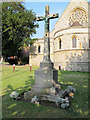 TQ4374 : War memorial outside Holy Trinity Church by Stephen Craven