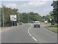 A4183 approaches roundabout near Sadler