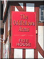 Oddfellows Arms sign