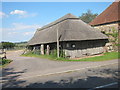 Thatched barn at Lunsford Farm