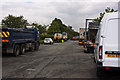 A busy layby on Liverpool Road (A57)