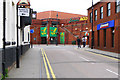 SP8141 : The Agora Centre from Radcliffe Street, Wolverton by Cameraman