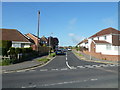 Looking from Gudge Heath Lane into Oak Road