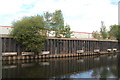 Warehousing by the ship canal