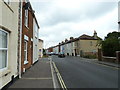 Approaching the junction of Leesland Road and Norman Road