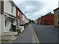 Approaching the junction of Leesland Road and Tribe Road