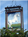 The White Horse sign