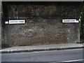 Direction signs on rail bridge, Kentish Town Road NW1