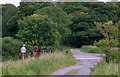 2011 : Byway with equestrians near West Hill Farm