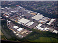 Temple Fields from the air