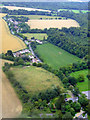 Church Road from the air