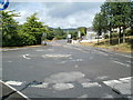 Mini-roundabout between Cwmgwrach and Blaengwrach